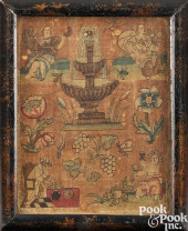 ENGLISH NEEDLEWORK PICTURE, EA