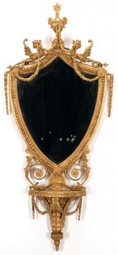 ENGLISH NEOCLASSICAL SHIELD FO