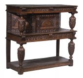 ENGLISH OAK 17TH C. ELIZABETHA