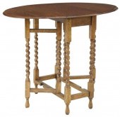 ENGLISH OAK BARLEY TWIST GATE