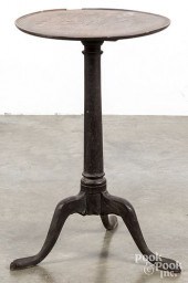 ENGLISH OAK CANDLESTAND, LATE