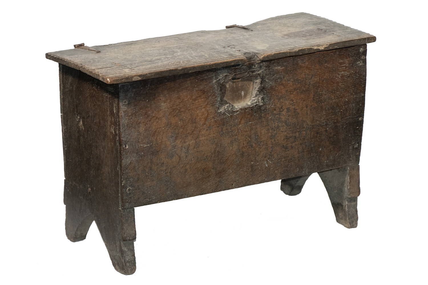 ENGLISH OAK COFFER Mid-17th c.