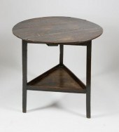 ENGLISH OAK CRICKET TABLE, EAR