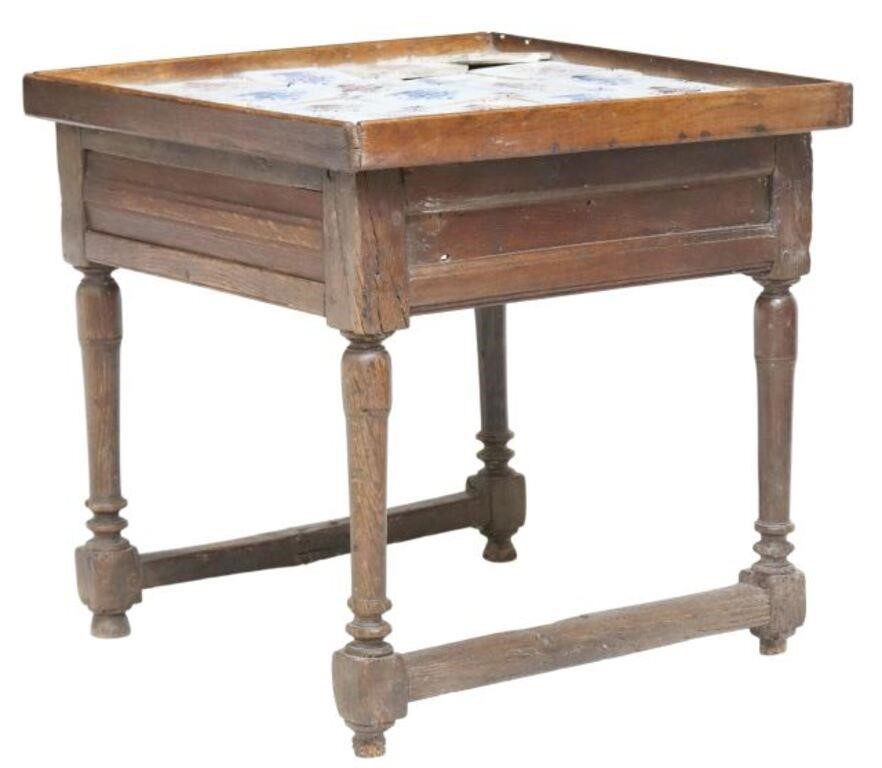 ENGLISH OAK & DELFT TILED