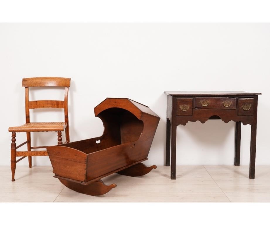 English oak dressing table,19th c.;