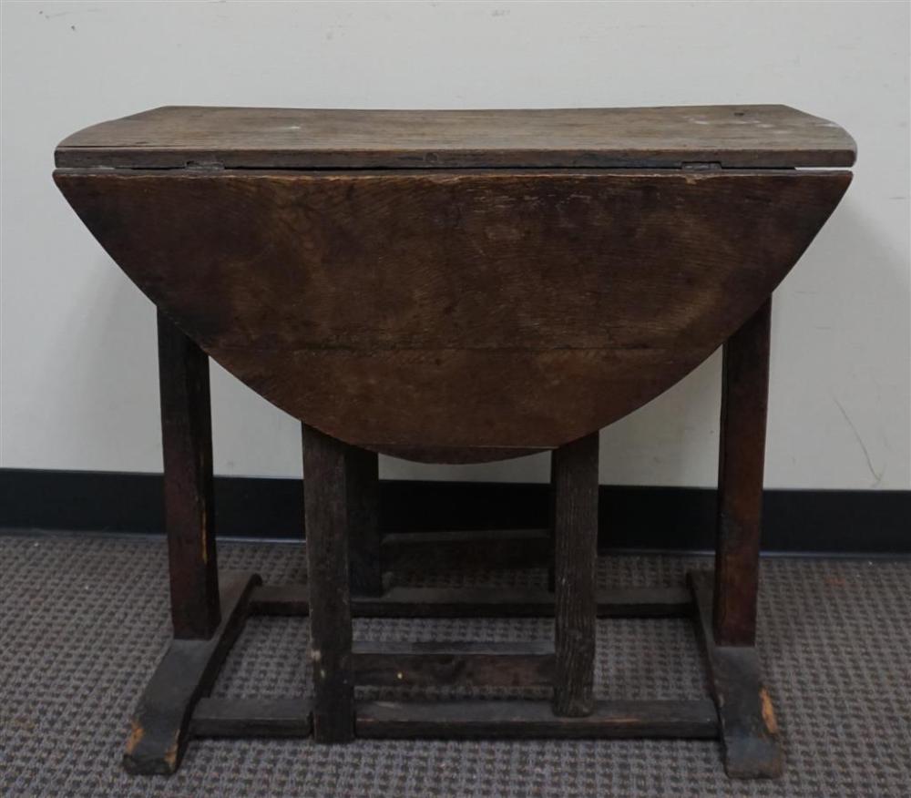 ENGLISH OAK DROP-LEAF GATE-LEG