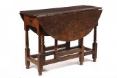 ENGLISH OAK DROP-LEAF TABLE -