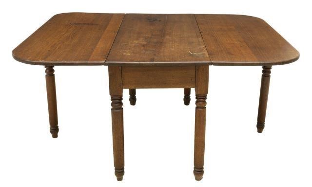 ENGLISH OAK DROP-LEAF WAKE TABLE