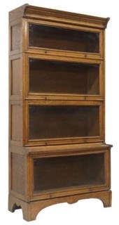 ENGLISH OAK FOUR-STACK BARRIST