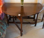 ENGLISH OAK GATE LEG DROP LEAF