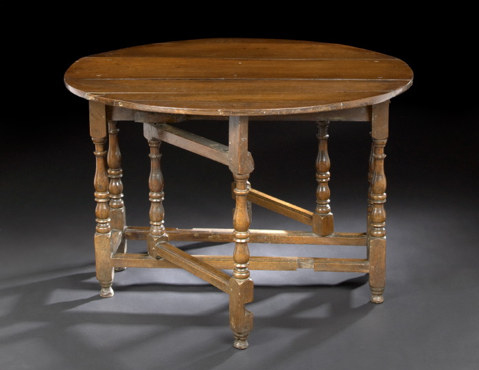 English Oak Gate-Leg Table,  second