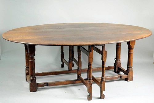 ENGLISH OAK GATELEG DINING