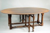 ENGLISH OAK GATELEG DINING TAB