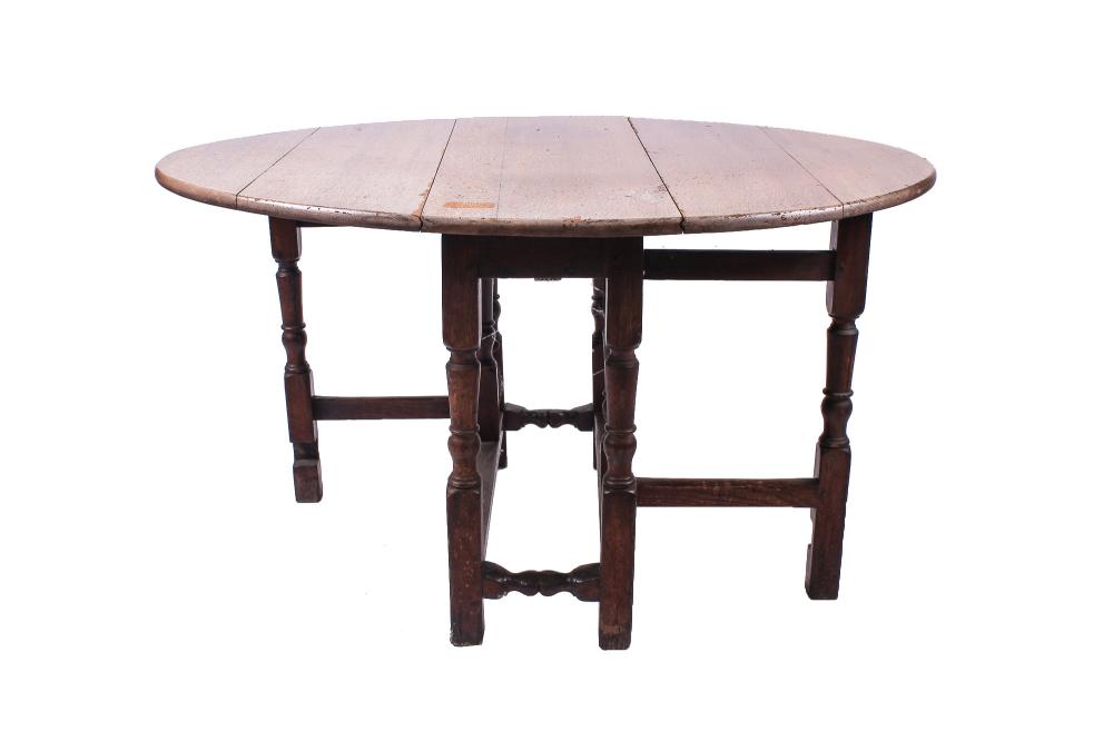 ENGLISH OAK GATELEG TABLEwith a