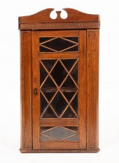ENGLISH OAK HANGING CABINETAnt