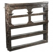 ENGLISH OAK HANGING SHELF UNIT