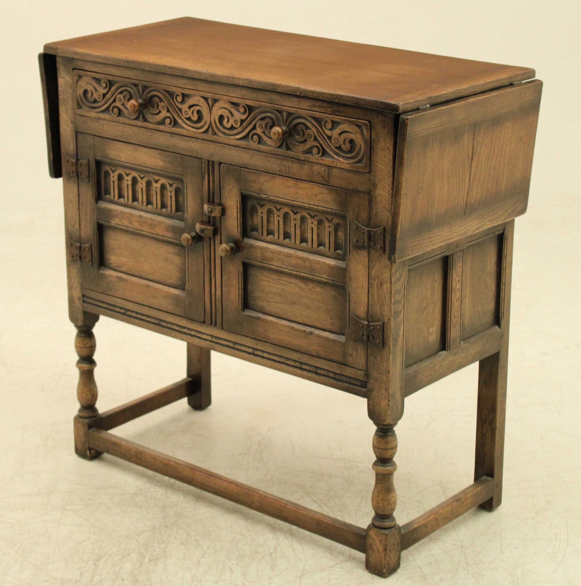 ENGLISH OAK JACOBEAN STYLE SERVER