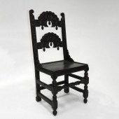 English Oak Joined Backstool,