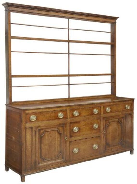 ENGLISH OAK KITCHEN DRESSER/