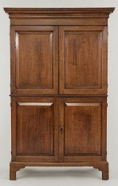 ENGLISH OAK LINEN PRESS, 18TH