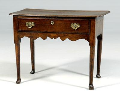 English oak lowboy, oak