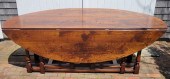 ENGLISH OAK OVAL GATE LEG DROP