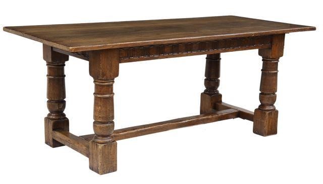 ENGLISH OAK PLANK-TOP REFECTORY