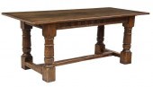 ENGLISH OAK PLANK-TOP REFECTOR