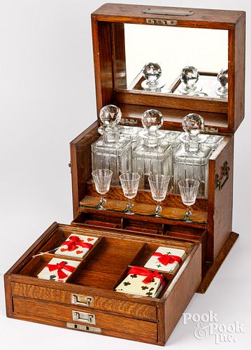 ENGLISH OAK PRESENTATION TANTALUS