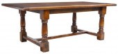 ENGLISH OAK REFECTORY STYLE TA
