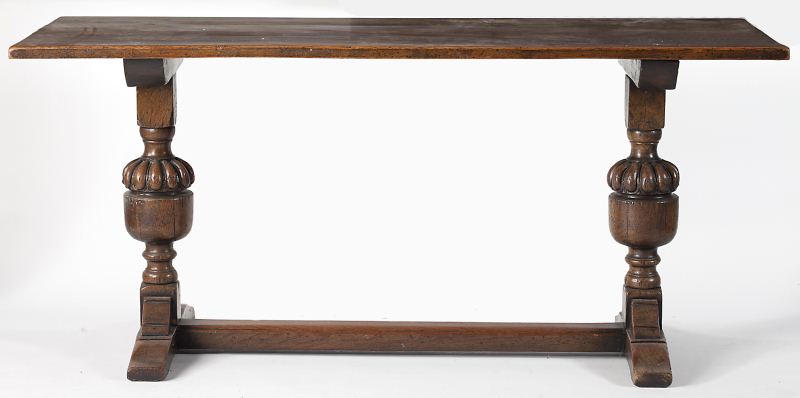 English Oak Refectory Table19th
