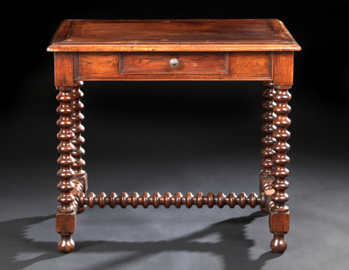 English Oak Side Table,  late