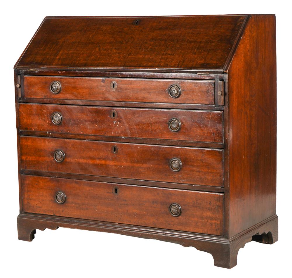 ENGLISH OAK SLANT-FRONT
