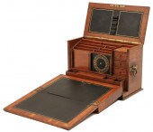 ENGLISH OAK STATIONARY BOX LAP
