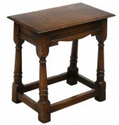 ENGLISH OAK TABORET STOOLEngli