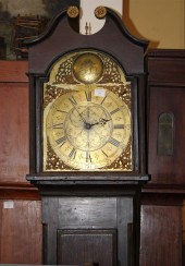 ENGLISH OAK TALL CASE CLOCK TH