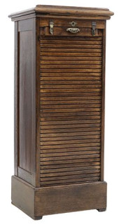 ENGLISH OAK TAMBOUR-DOOR FILIN