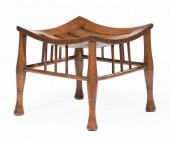 ENGLISH OAK THEBES STOOLEnglis