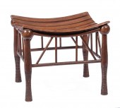 ENGLISH OAK THEBES STOOLEnglis