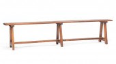 ENGLISH OAK TRESTLE BENCHEngli