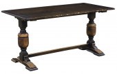 ENGLISH OAK TRESTLE TABLE Engl