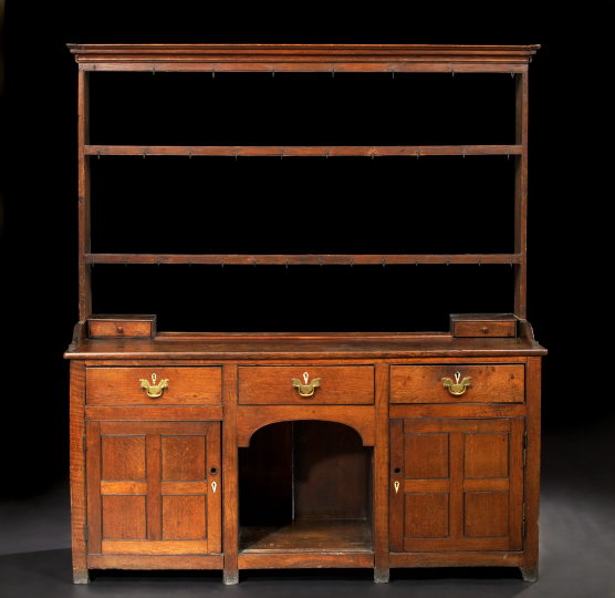 English Oak Welsh Dresser, 