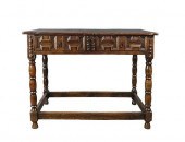 ENGLISH OAK WRITING DESK/ SIDE