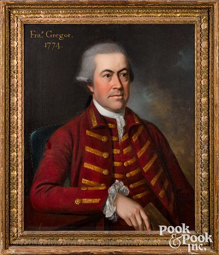 ENGLISH OIL ON CANVAS PORTRAIT OF