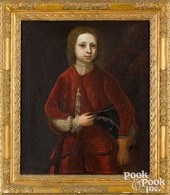 ENGLISH OIL ON CANVAS PORTRAIT