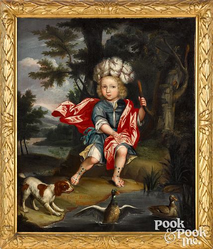 ENGLISH OIL ON CANVAS