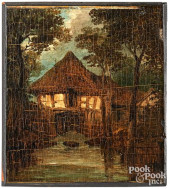 ENGLISH OIL ON PANEL OF A THAT