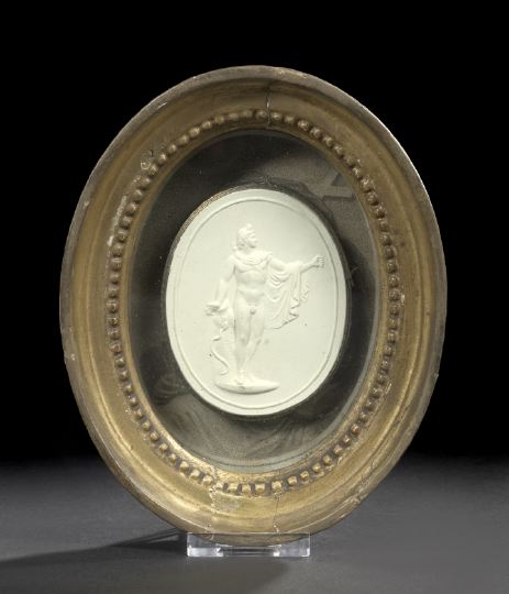 English Oval Plaster Intaglio of