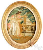 ENGLISH OVAL SILK ON SILK NEED