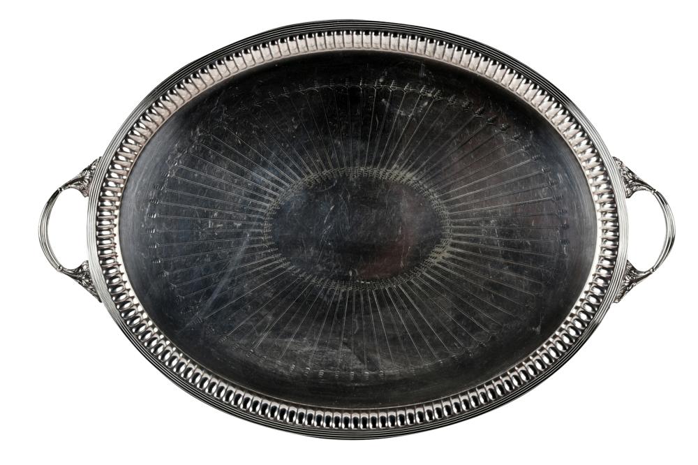 ENGLISH OVAL SILVER-PLATE